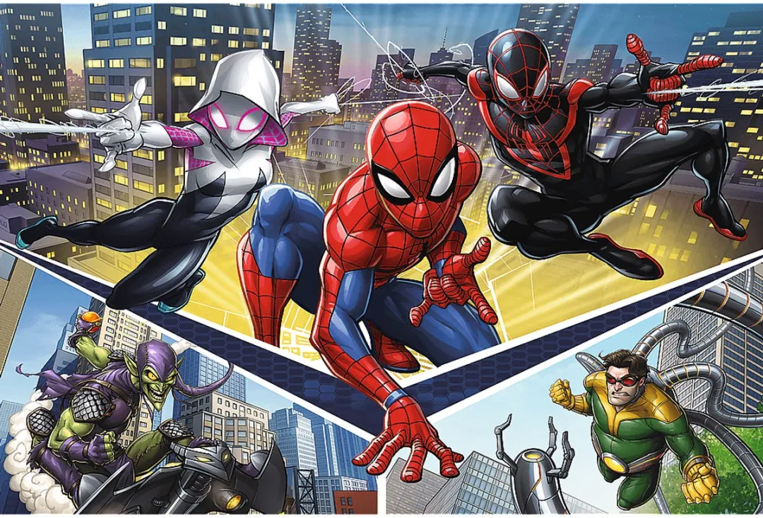 Trefl Spiderman Power Marvel Puzzel 160 Stuks - Multicolor