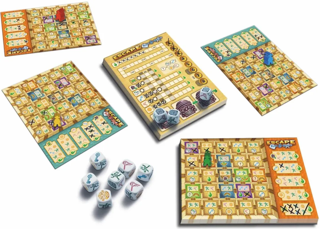 Queen Games Escape Roll & Write - 2-4 Spelers
