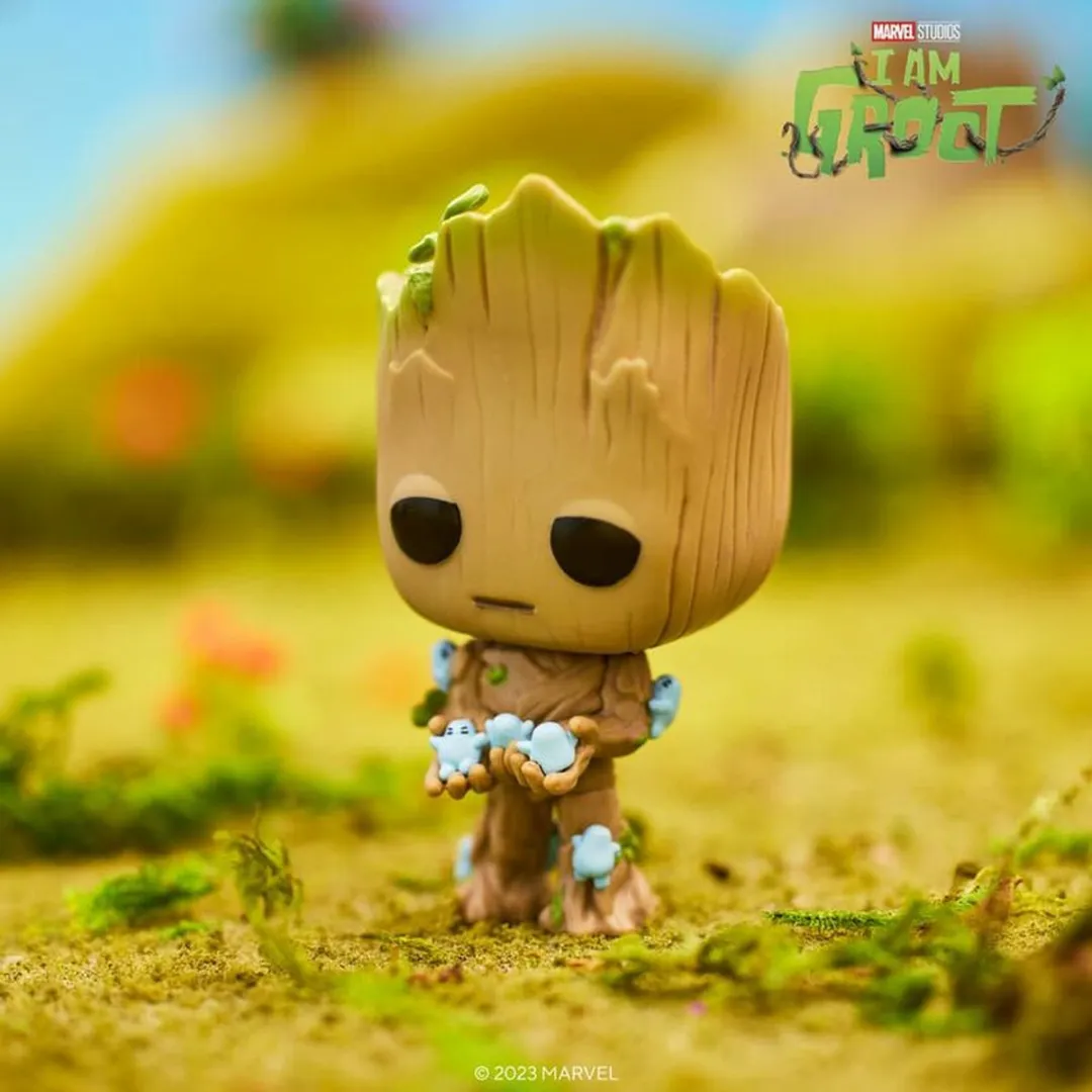 Funko Pop! Guardians of the Galaxy I am Groot - Groot with Grunds