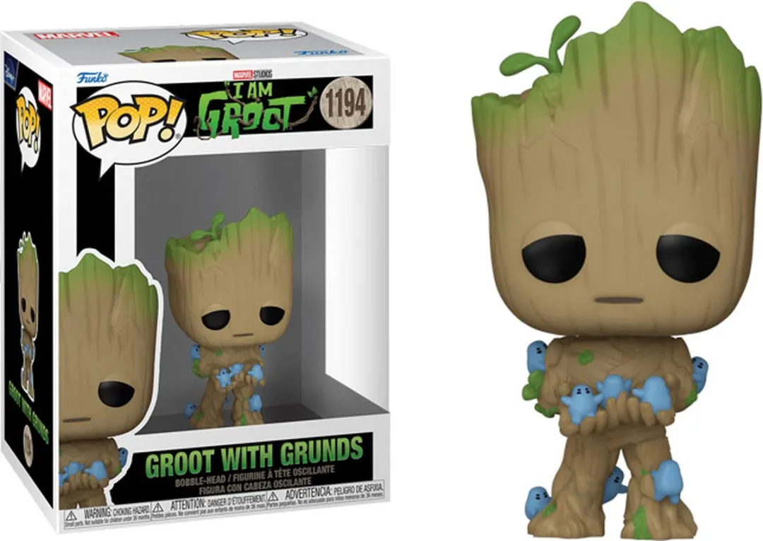 Funko Pop! Guardians of the Galaxy I am Groot - Groot with Grunds - afbeelding 6 van 6