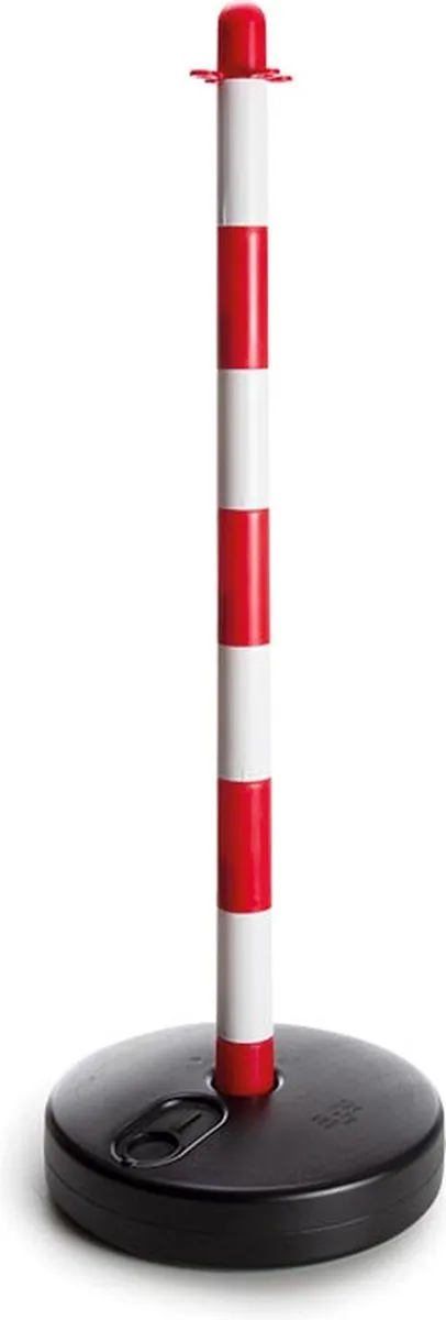 Perel Afzetpaal 90cm - Rood/Wit