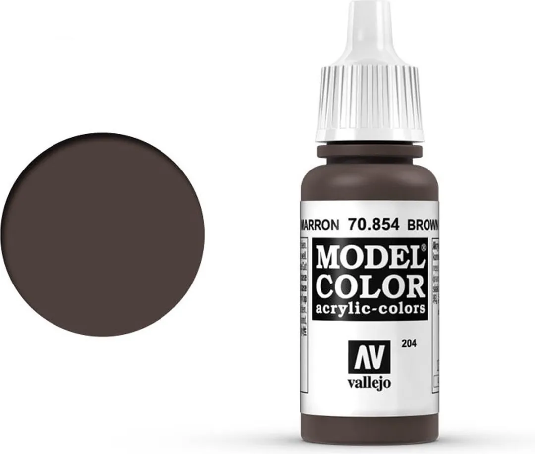 Vallejo Model Color Brown Glaze Acrylverf 17ml