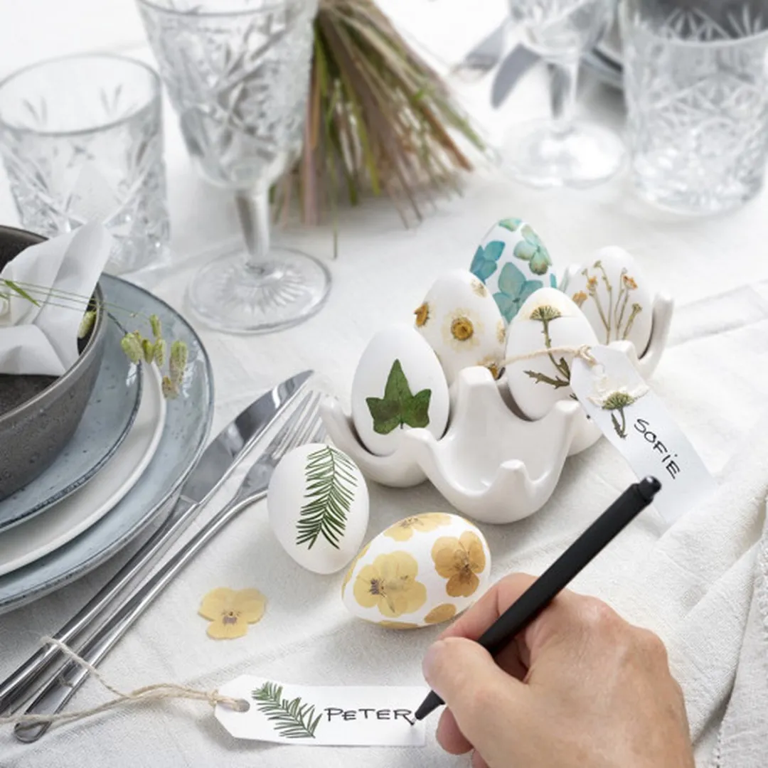 Creativ Company Gedroogde Bloemen & Bladeren 19 Stuks - Off-White