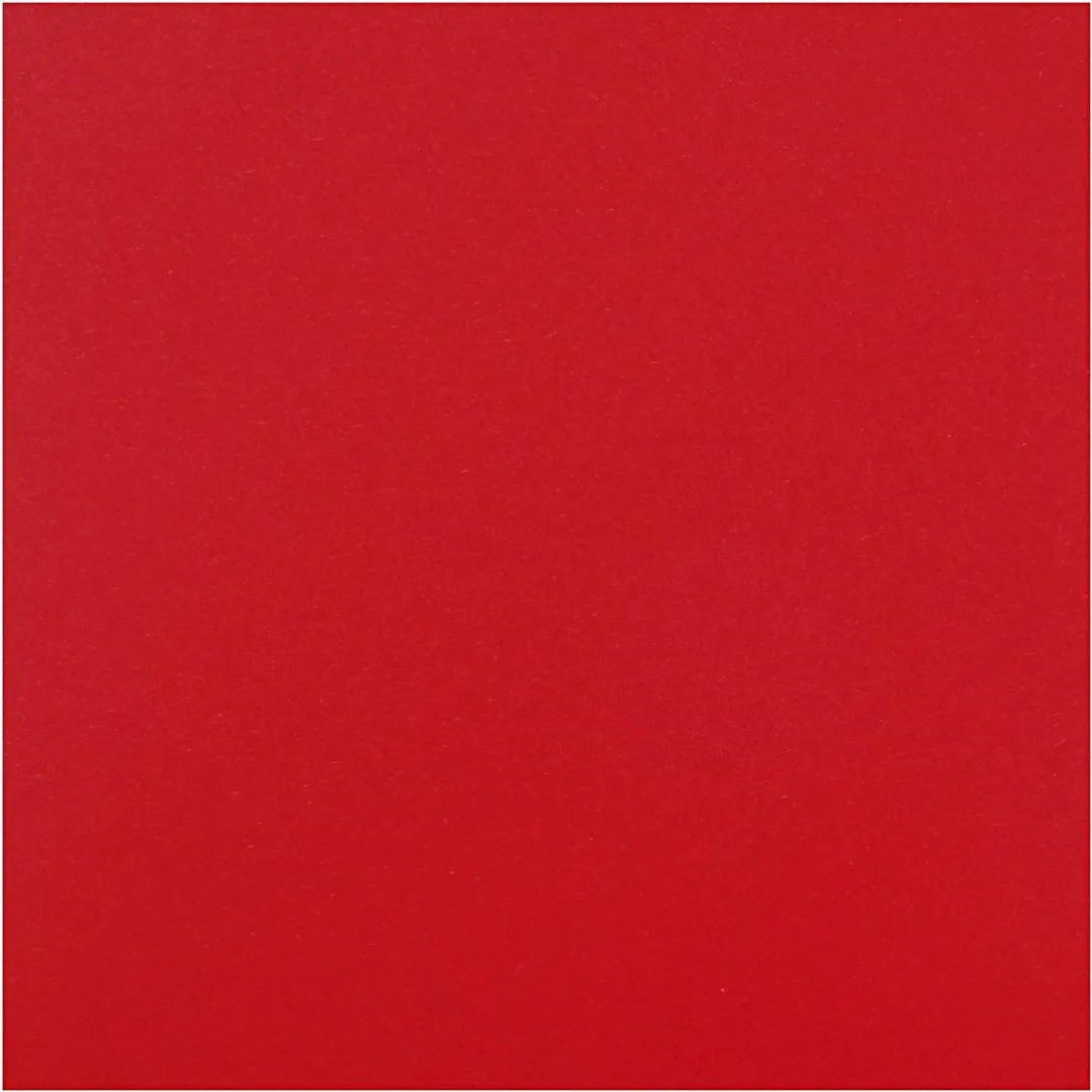Creativ Company Kaarten & Enveloppen 15x15cm Rood - 4 Stuks