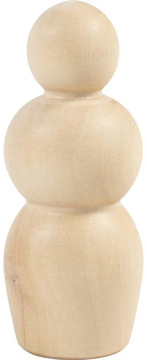 Creativ Company Houten Knutsel Figuren Zandloper 7,5cm - 5 Stuks Multicolor