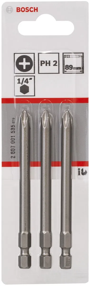 Bosch Bit PH2 2,89mm - 3 Stuks