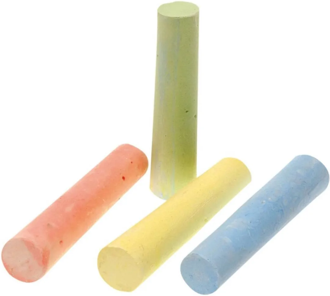 Eddy Toys Stoepkrijt Multicolor - 24 Stuks