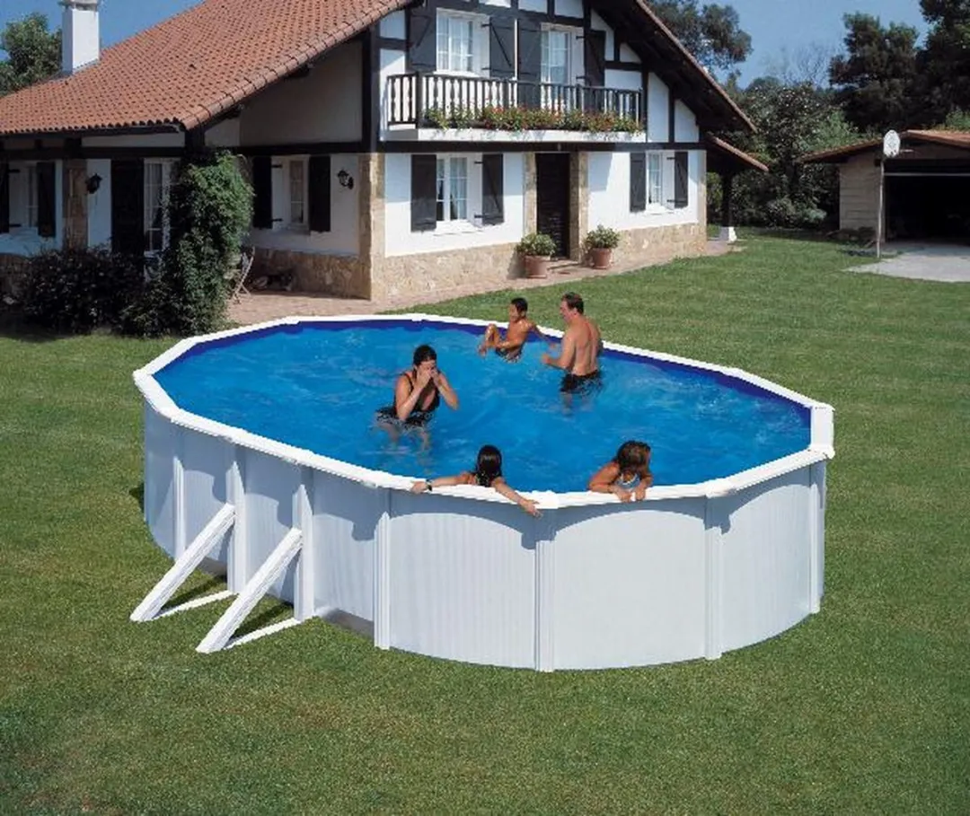 Intergard Zwembad Stalen Wand Ovaal 730x375cm