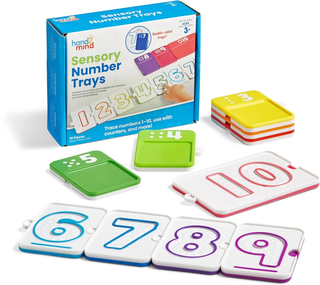 Learning Resources Sensorische Cijfertrays Multicolor
