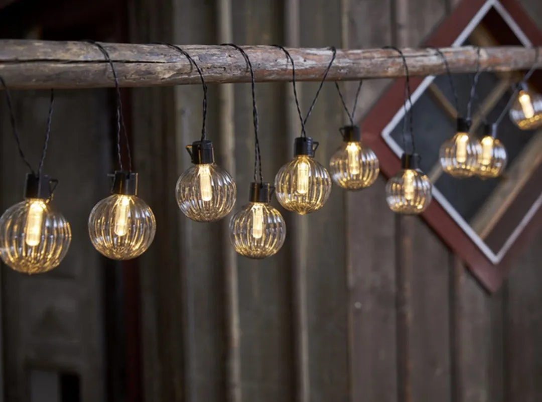 Star Trading 472-91 LED Lichtdecoratie Ketting - 10 Stuks 0,5W - Zwart