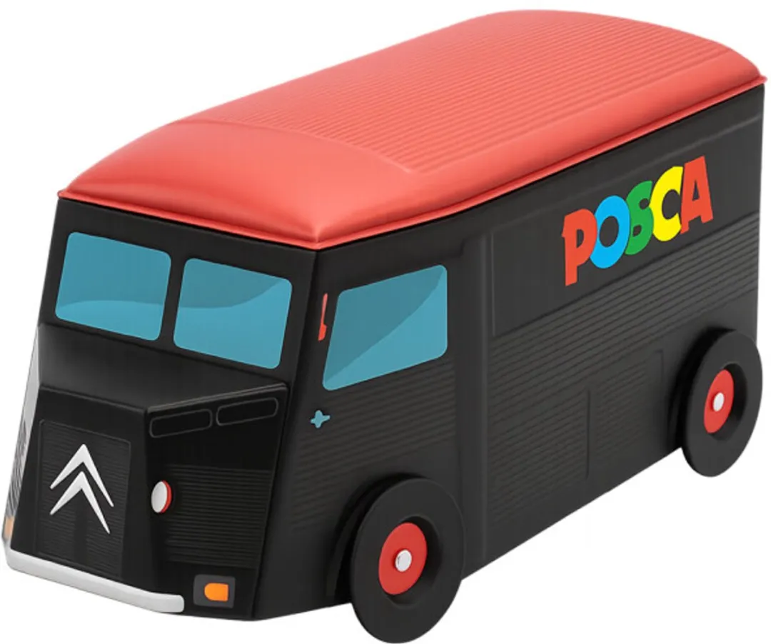 Posca Pigmentmarker PC5M Set in Truck V2 5 Stuks Aanvullende Kleuren