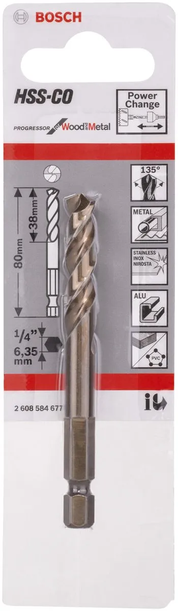 Bosch Centreerboor HSS-Co 8 mm