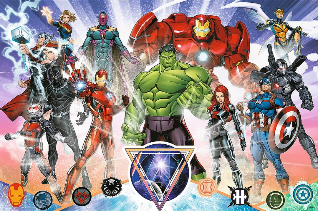Trefl 160XL Avengers Moed Multicolor - 1000 Stuk