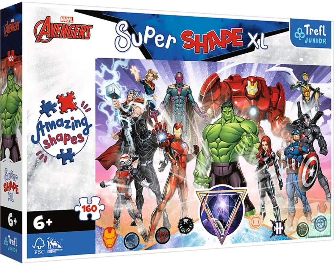 Trefl 160XL Avengers Moed Multicolor - 1000 Stuk