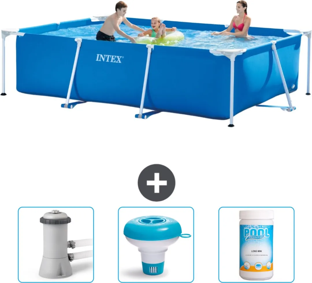 Intex Rechthoekig Frame Zwembad 300x200x75cm