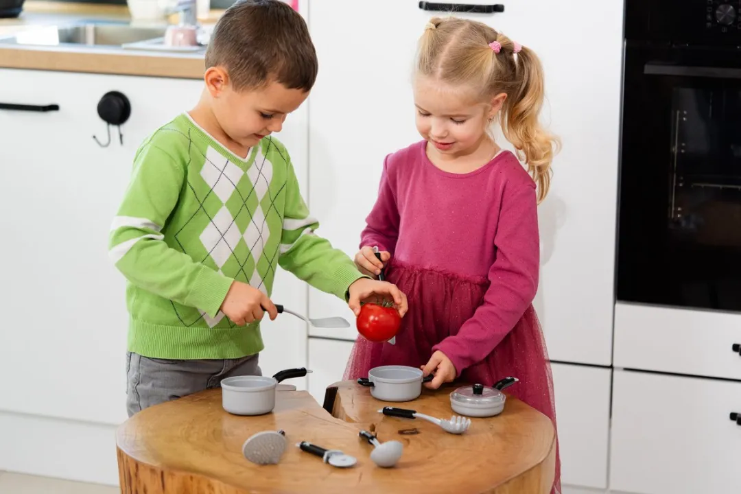 Klein Toys WMF 9-delige Keukenset - Grijs/Zwart