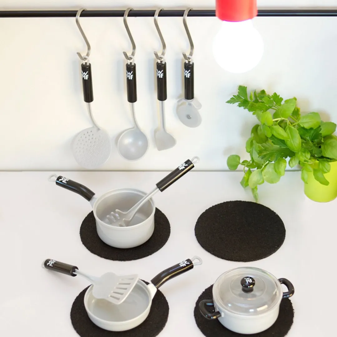 Klein Toys WMF 9-delige Keukenset - Grijs/Zwart
