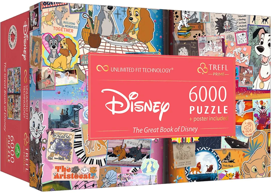 Trefl Prime 6000 Stuks Disney Sprookjesboek Legpuzzel - Multicolor