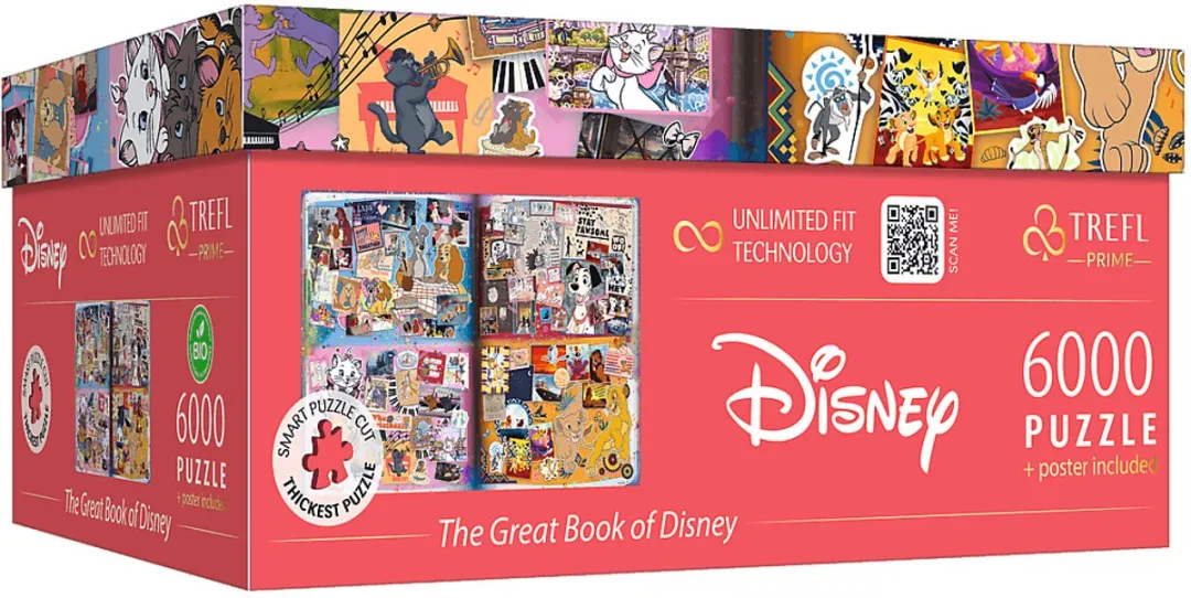 Trefl Prime 6000 Stuks Disney Sprookjesboek Legpuzzel - Multicolor