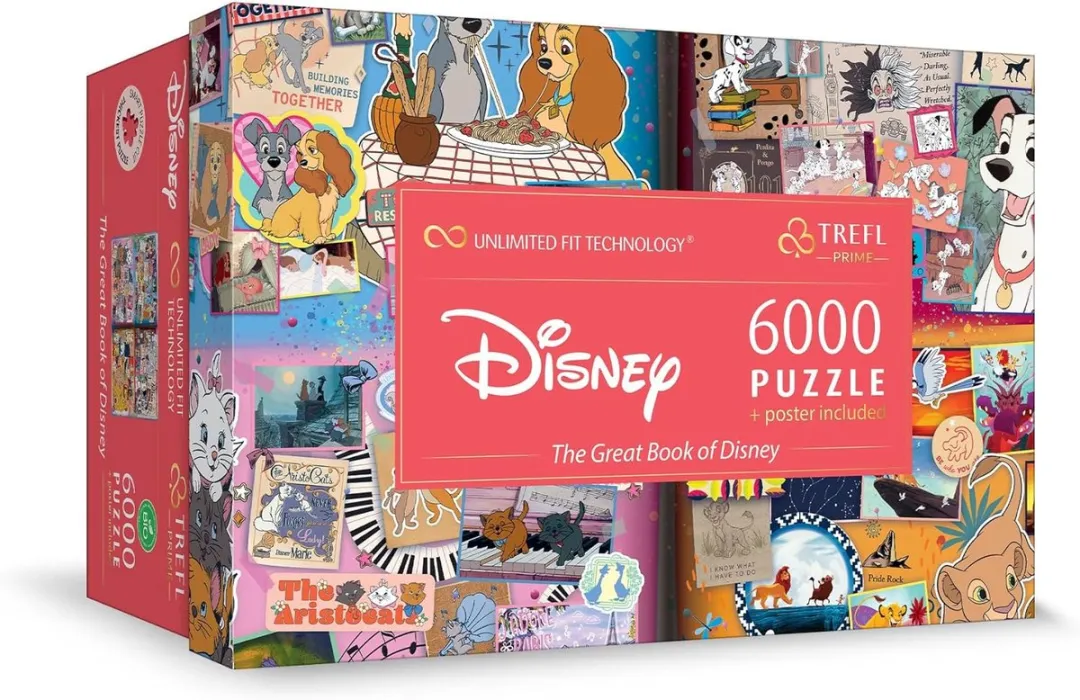 Trefl Prime 6000 Stuks Disney Sprookjesboek Legpuzzel - Multicolor