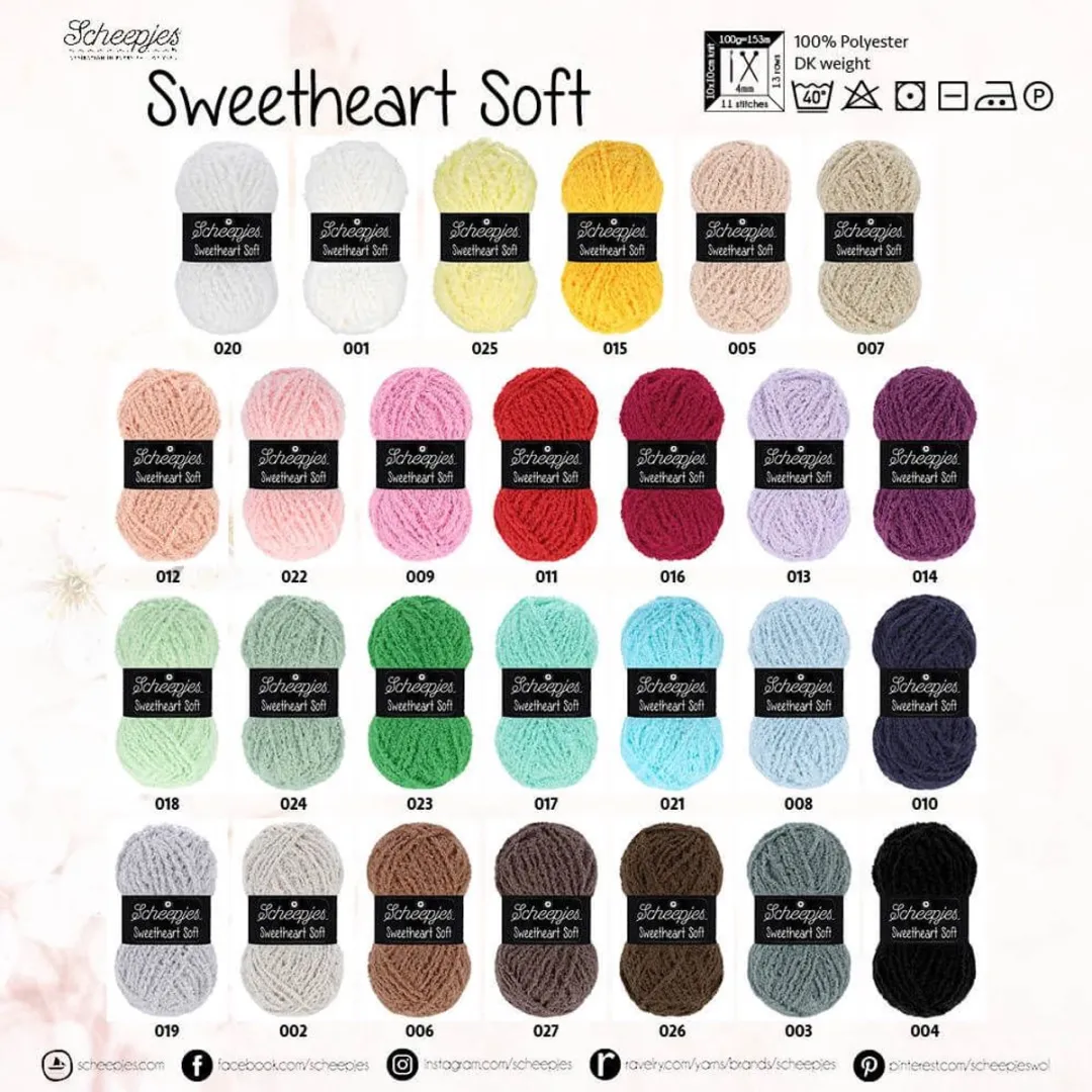 Scheepjes Sweetheart Soft 100g - Blauw
