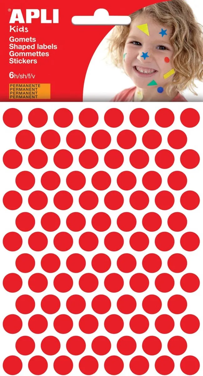 Apli Kids Stickers Cirkel Ø10mm