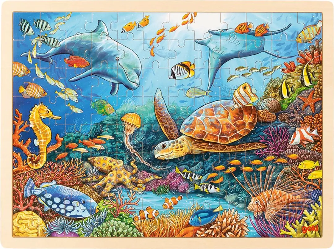 Goki Great Barrier Reef Puzzle 96 Stuks