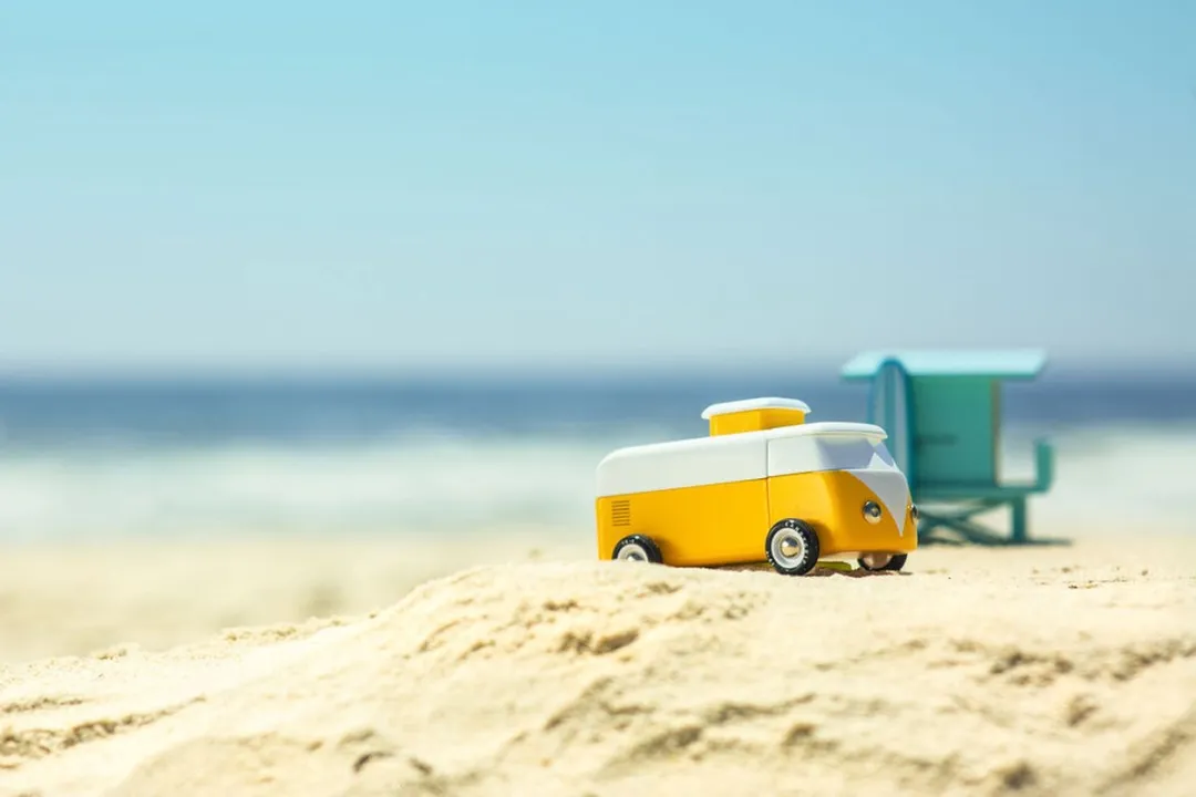 Candylab Americana VW Beach Bus Sunset CLT-BVA235 - Magnetisch Speelgoed - 16,5x9,4x8,4cm - afbeelding 6 van 6