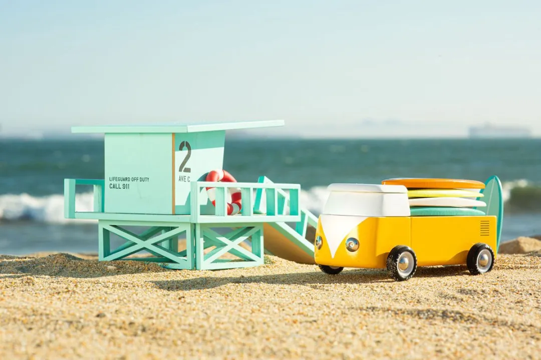 Candylab Americana VW Beach Bus Sunset CLT-BVA235 - Magnetisch Speelgoed - 16,5x9,4x8,4cm