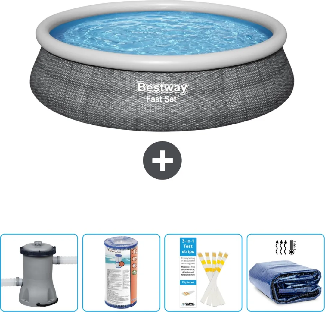 Bestway Fast Set Rond Zwembad 457cm