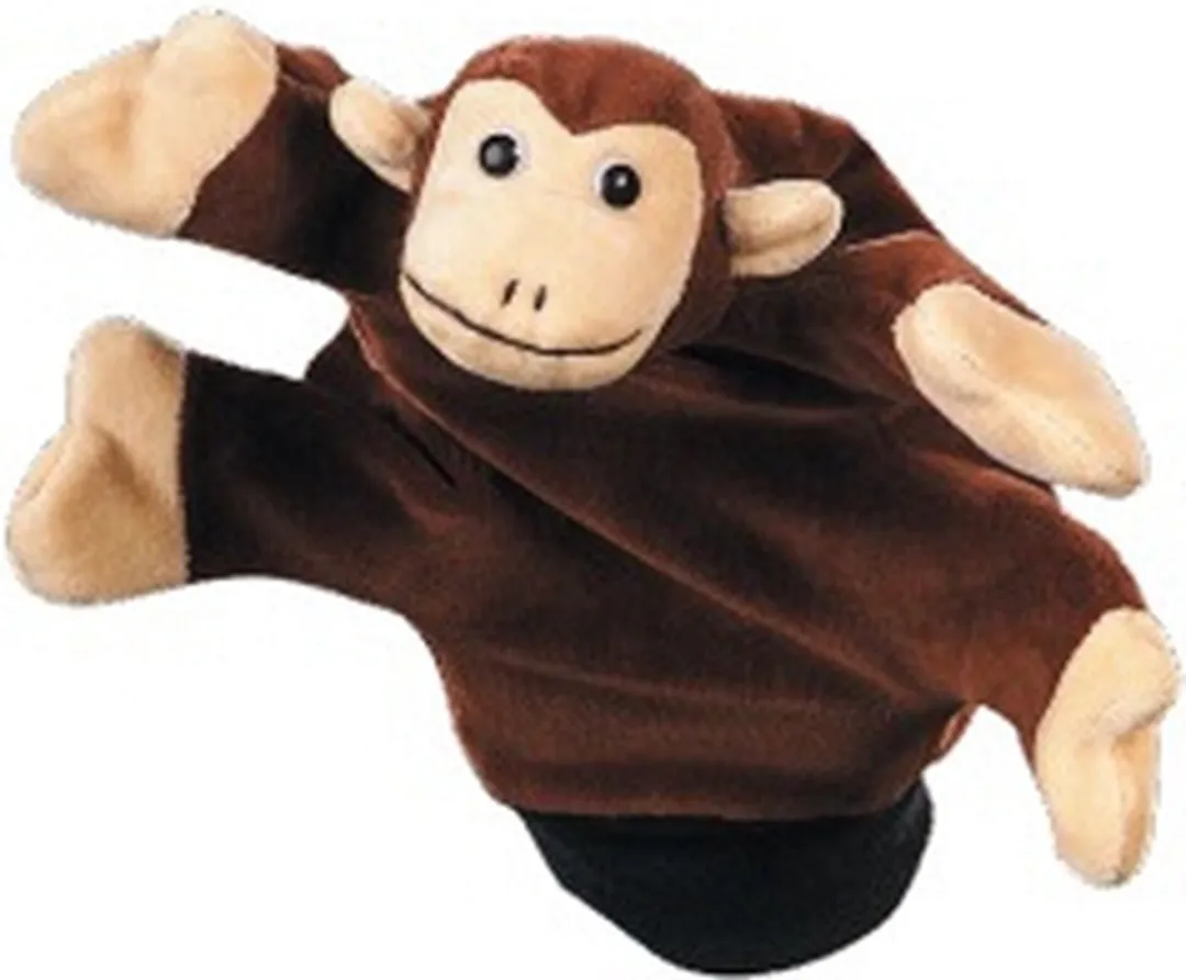 Beleduc Aap Speelhandschoen Handpop 40260 - Bruin