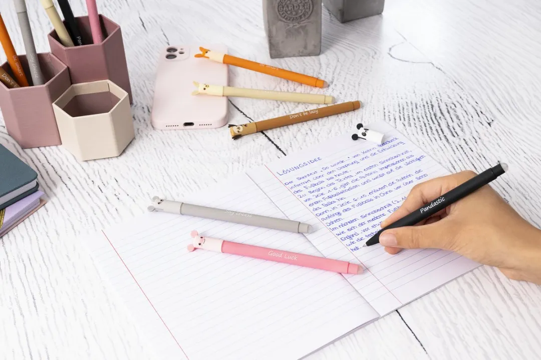 Eberhard Faber Animal Erase-It Panda Gelpen - Blauw EF-582107