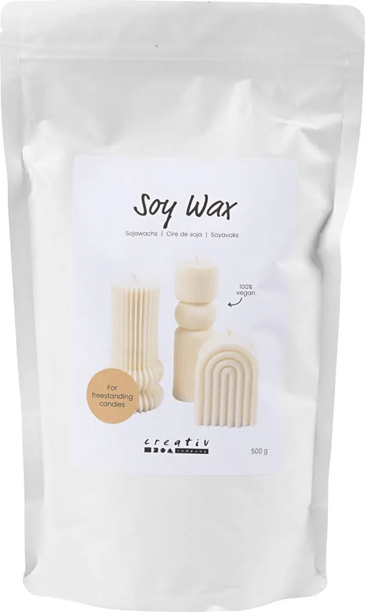 Creativ Company Sojawas Losstaande Kaarsen 500g