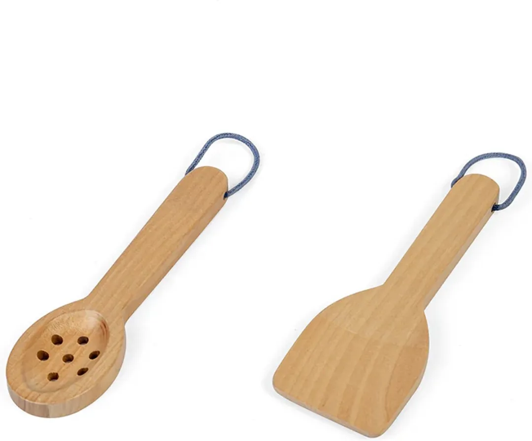 BIGJIGS Houten Pannenset 6-delig - Meerdere kleuren