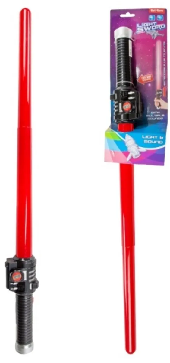 Toi-Toys Lichtzwaard 62cm Rood