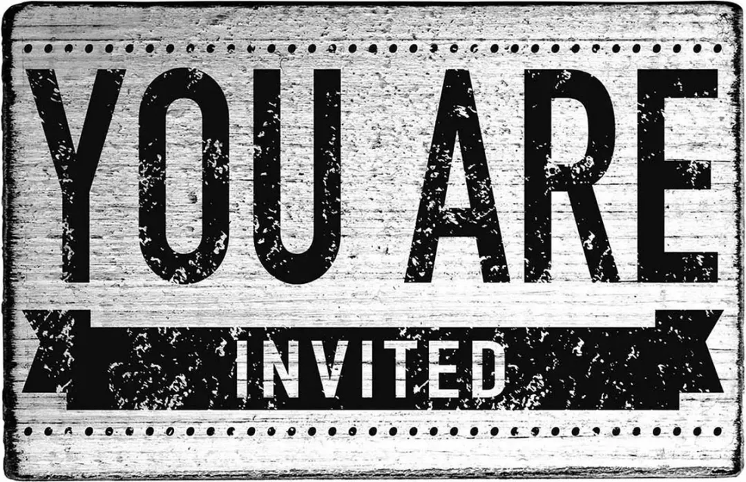 Colop Vintage Stempel You are invited