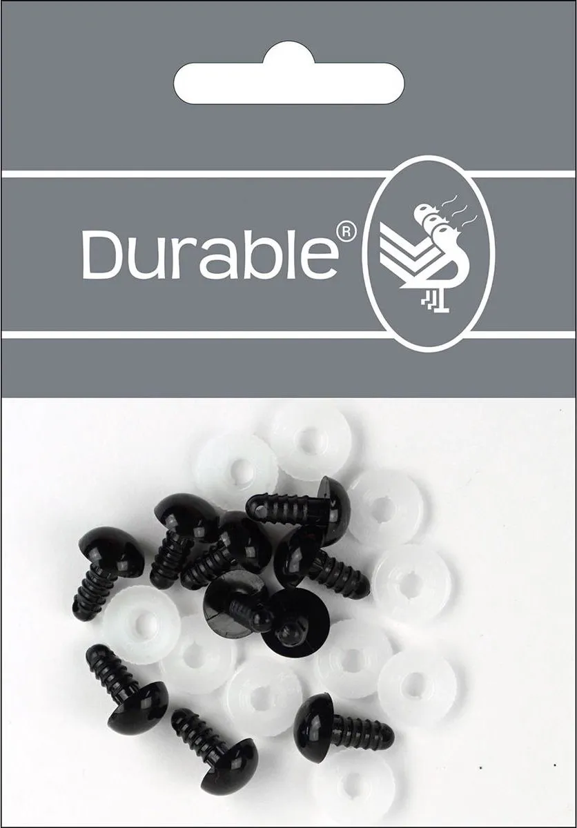 Durable Veiligheidsoog 15mm - 10 Stuks