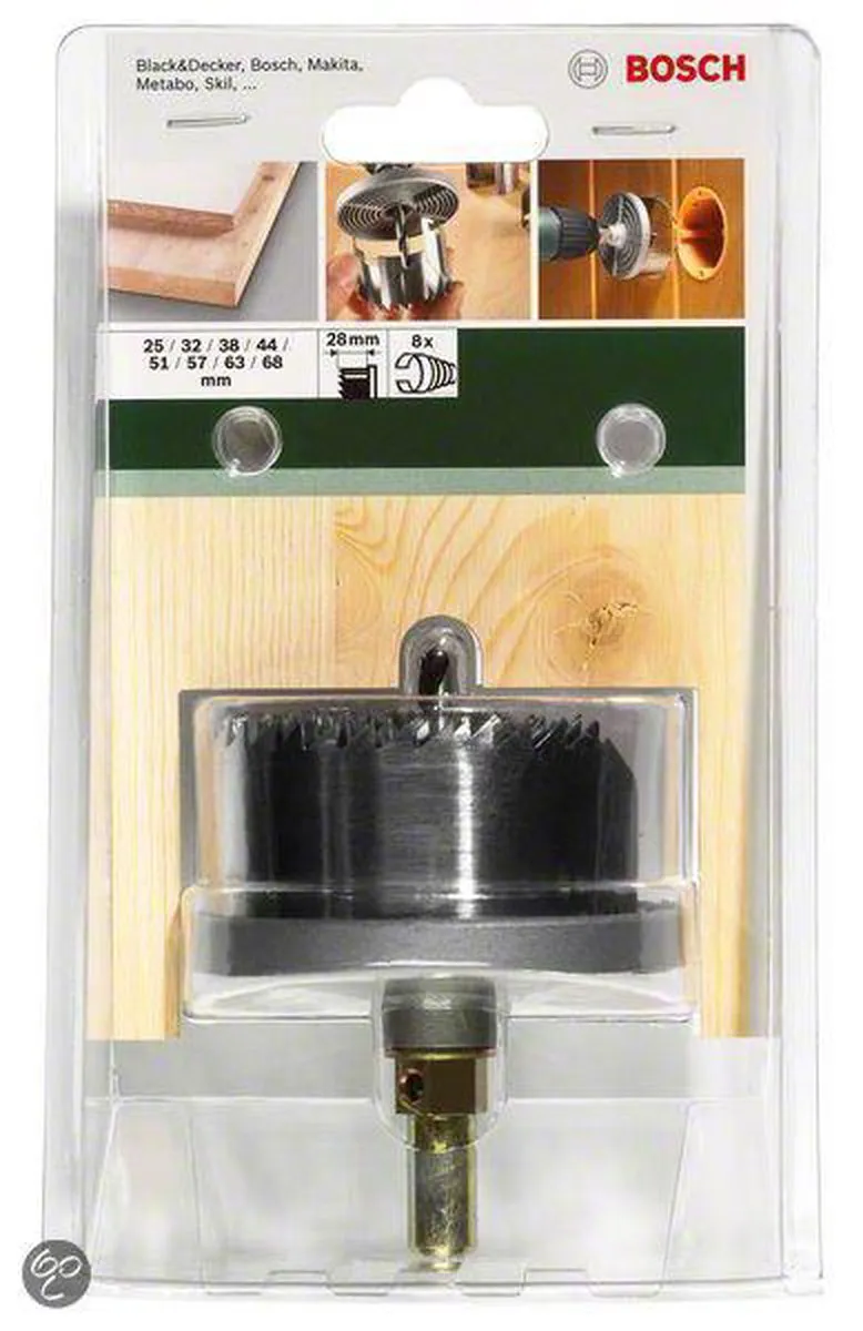 Bosch Zaagkransset 8-delig 25-68mm Metaal