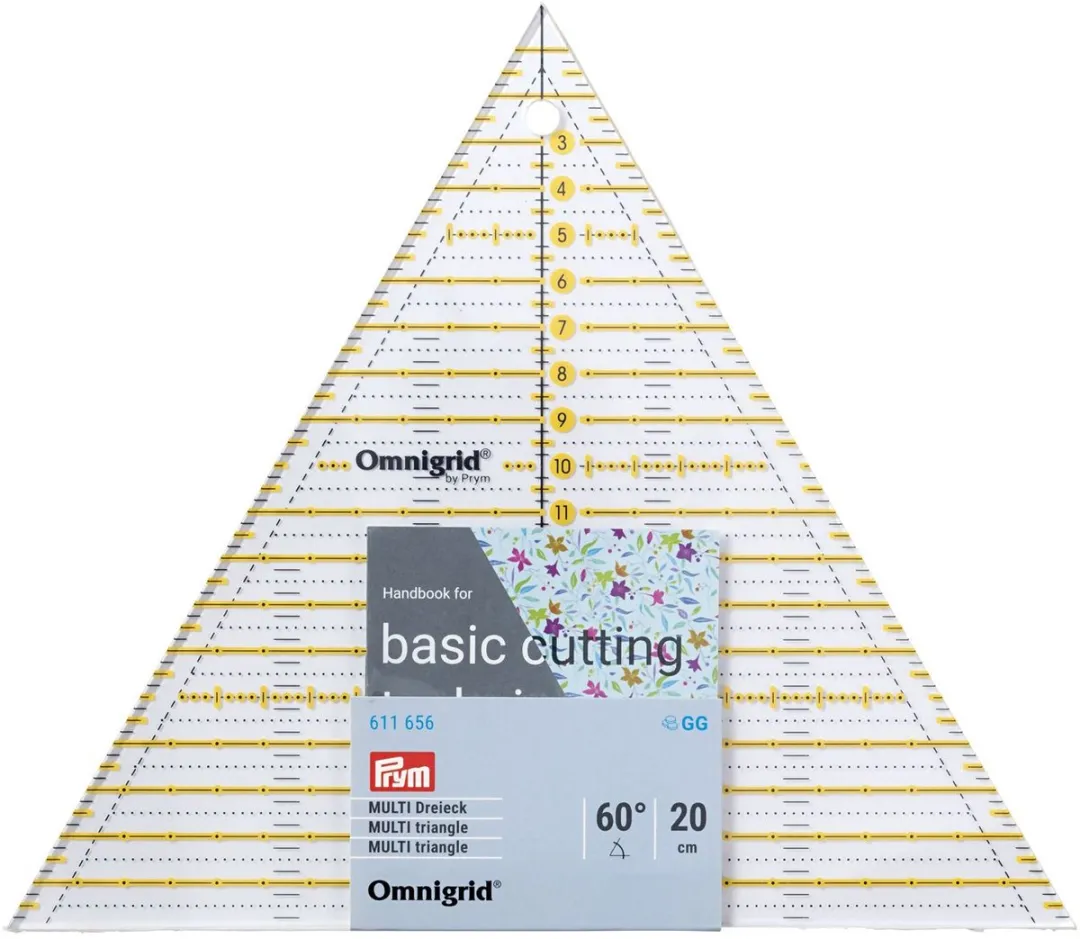 Prym Patchwork Liniaal Driehoek Multi 20cm