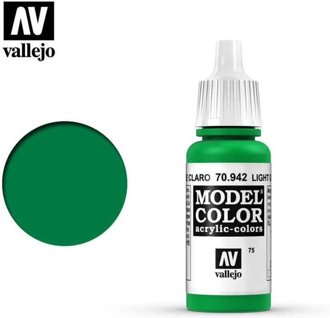 Vallejo Model Color Light Green Acrylverf 17ml