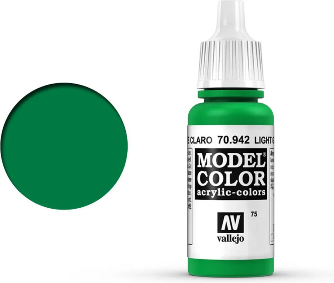 Vallejo Model Color Light Green Acrylverf 17ml