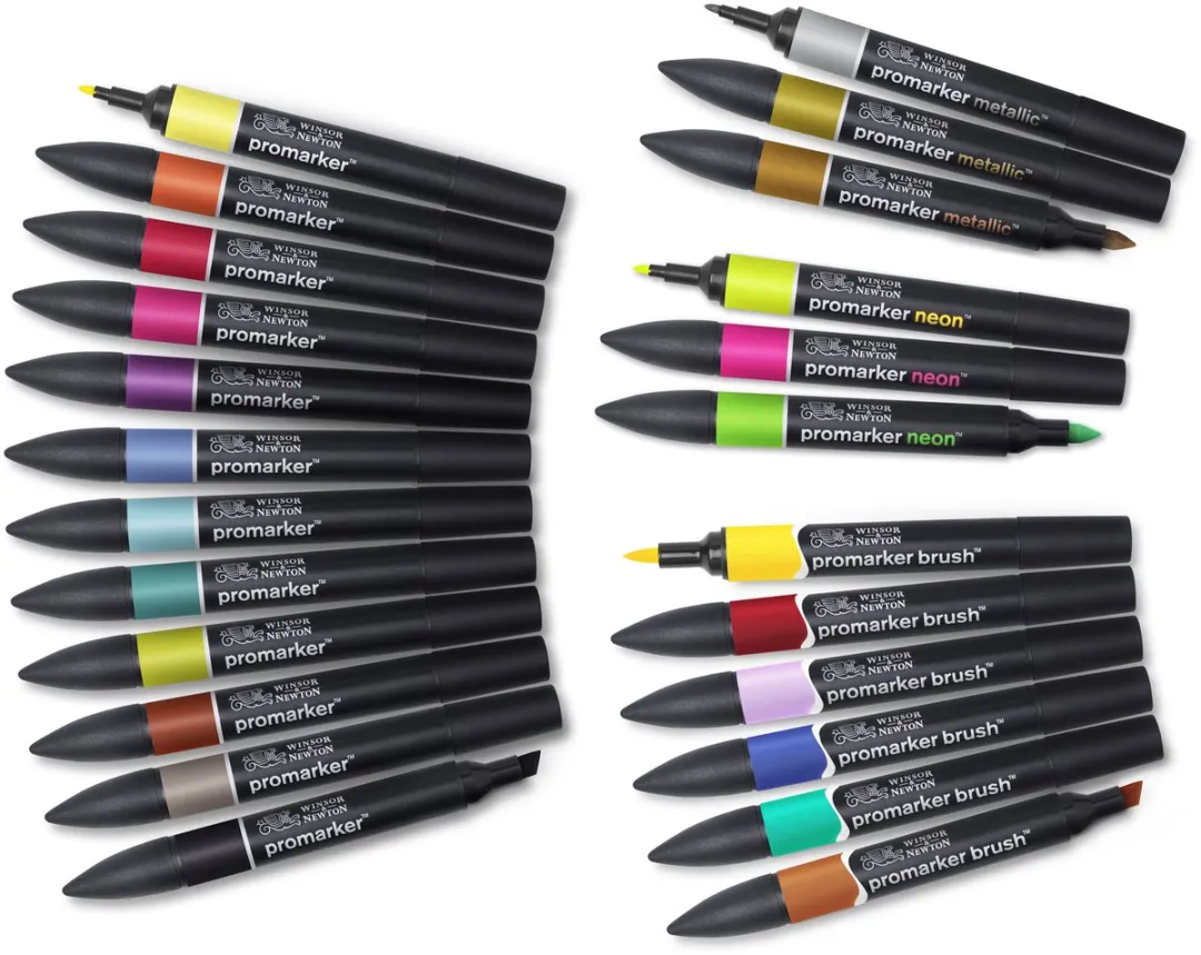 Winsor & Newton Promarker Mixed Marker Set 24 Stuks