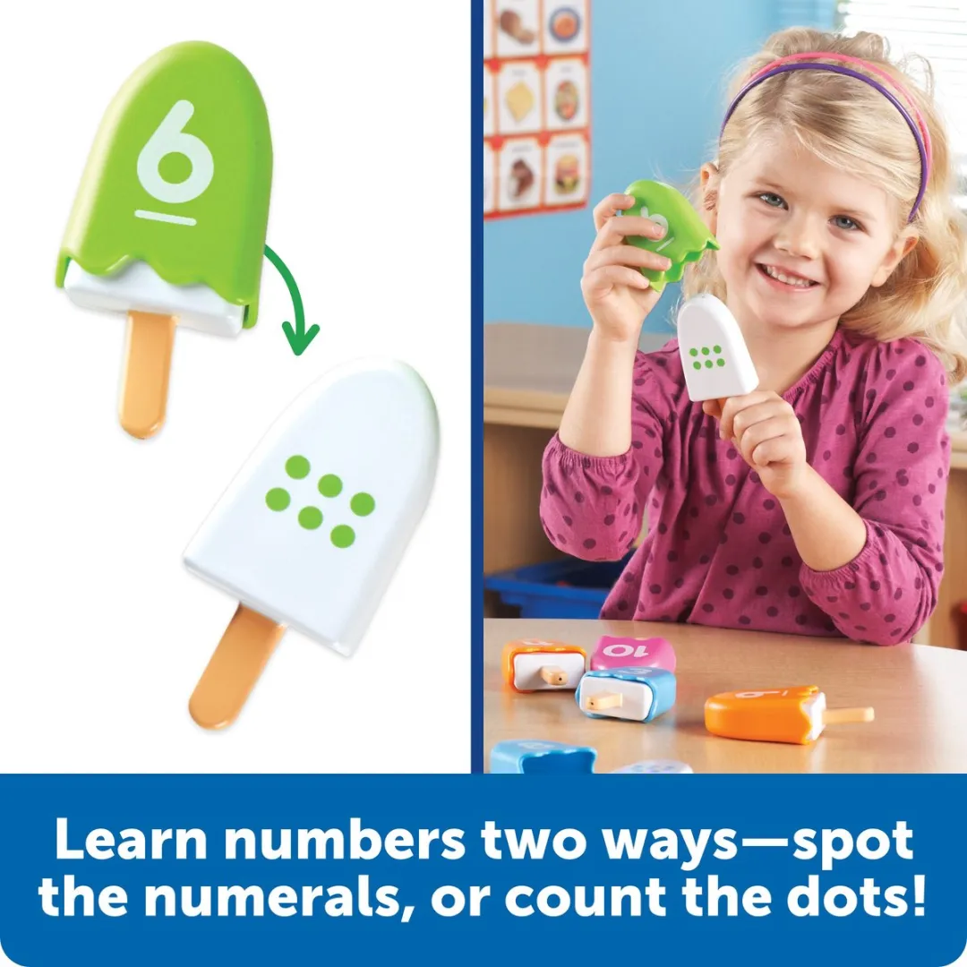 Learning Resources Smart Snacks Getallen IJsjes 20-delig - Multicolor