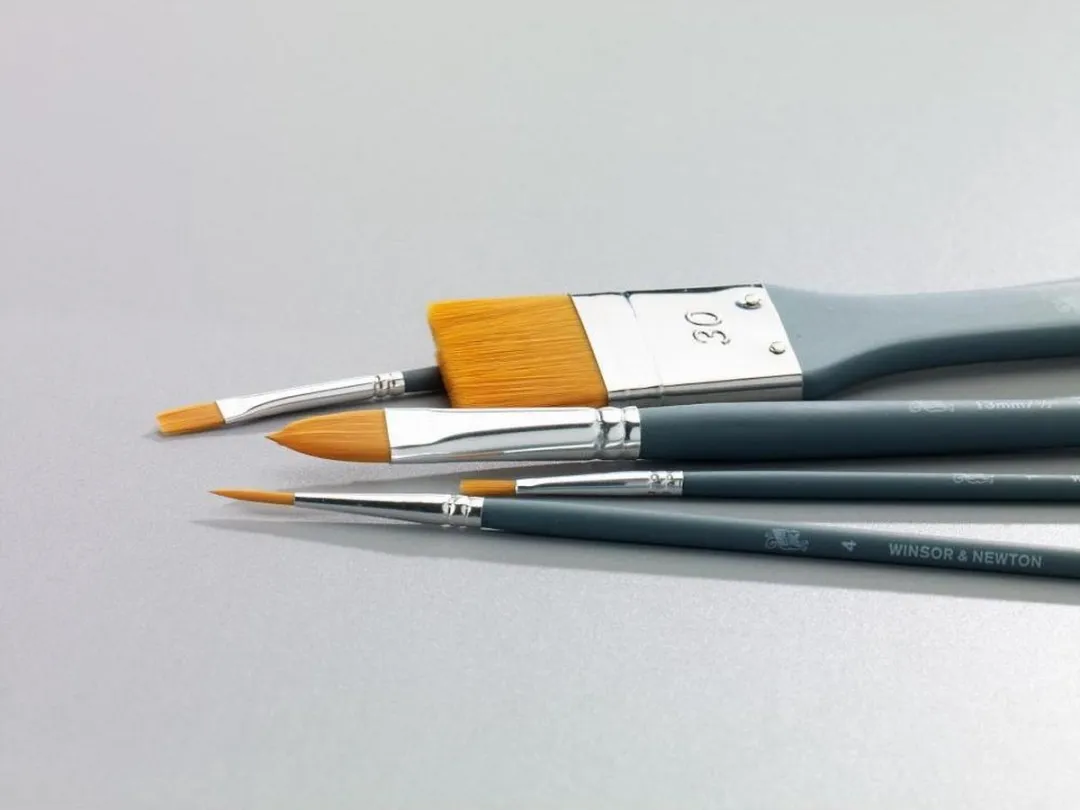 Winsor & Newton Foundation Waterverfset 6-delig - Ronde & Platte Penselen