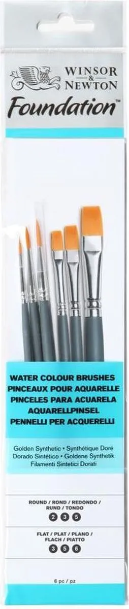Winsor & Newton Foundation Waterverfset 6-delig