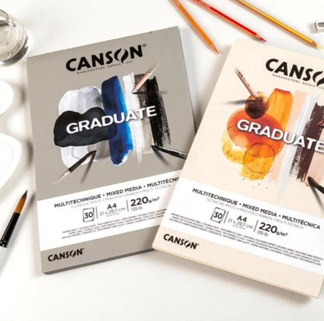 Canson Schetsblok Gerecycled Papier A4 - Natuurlijk
