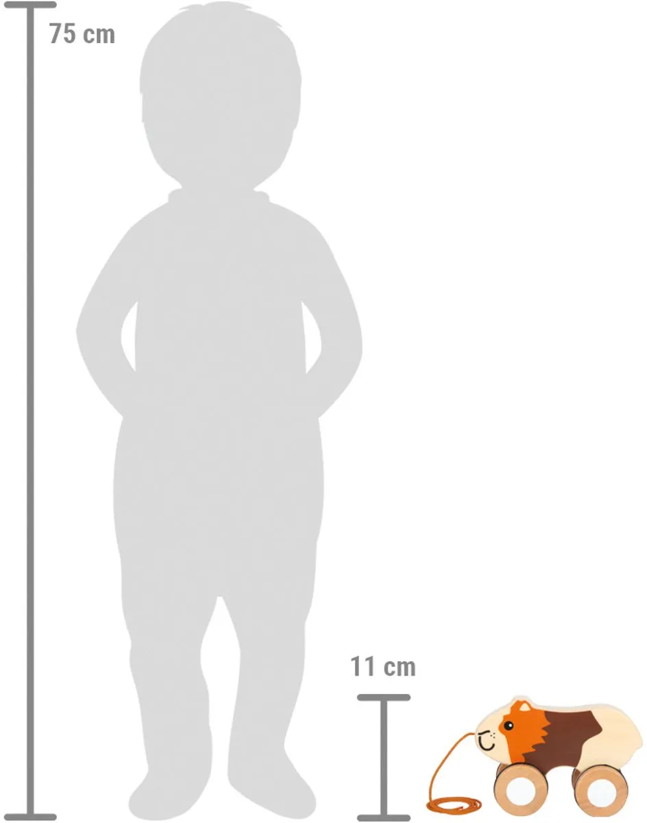 Small Foot Houten Trekcavia - Multi kleuren