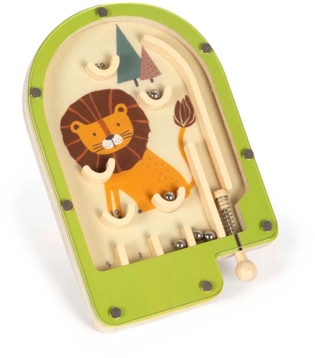 Small Foot Houten Mini Flipperspel Leeuw