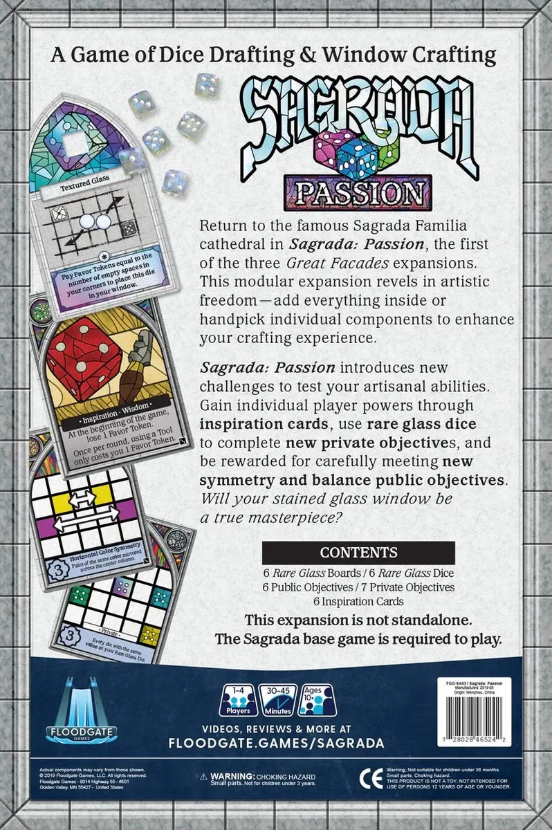 Floodgate Games Sagrada Passion Bordspel - Engelstalig
