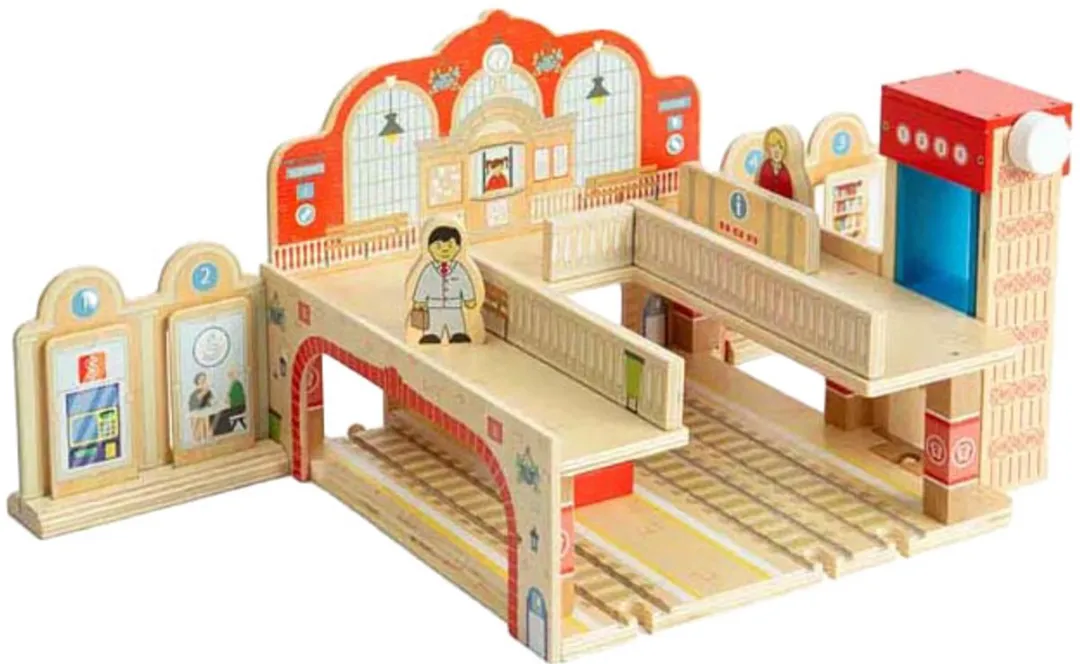 BIGJIGS Grand Central Station Houten Speelset BJT613